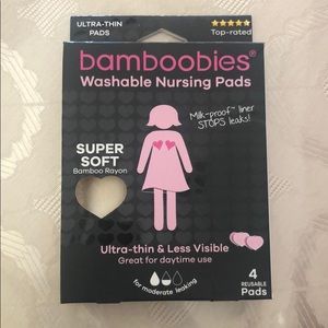 Bamboobies washable nursing pads- NEW